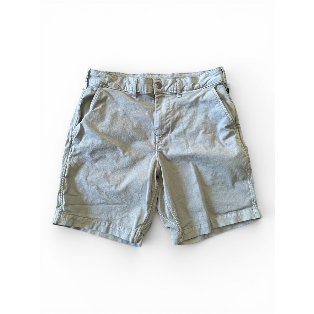 American Eagle Tech Twill Shorts 30 Grey Stretch Golf Chino Casual 10"